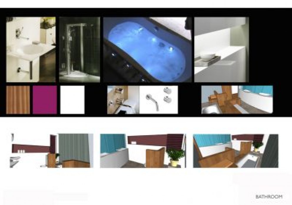 Hotel Concept Work | Hotel bathroom mood board | Interior Designers